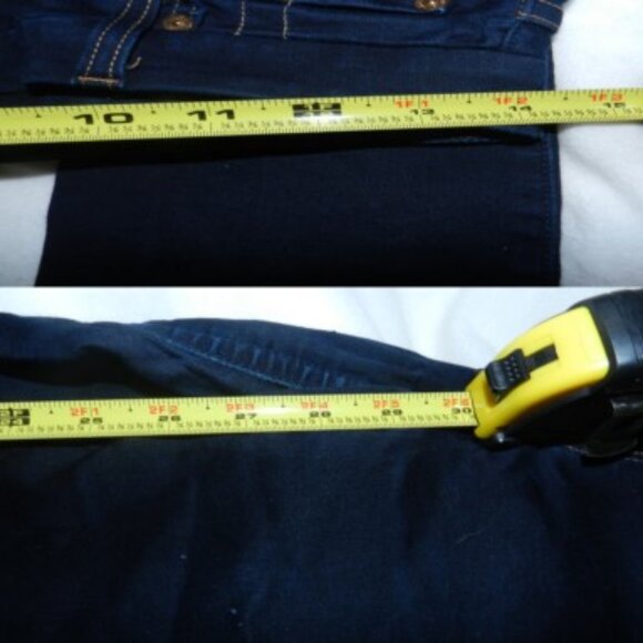 7 For All Mankind Size 28 Skinny Midrise Dark Wash Denim Jeans🆕📦⌚🏃🏻💨⚡🚚 - Picture 13 of 16